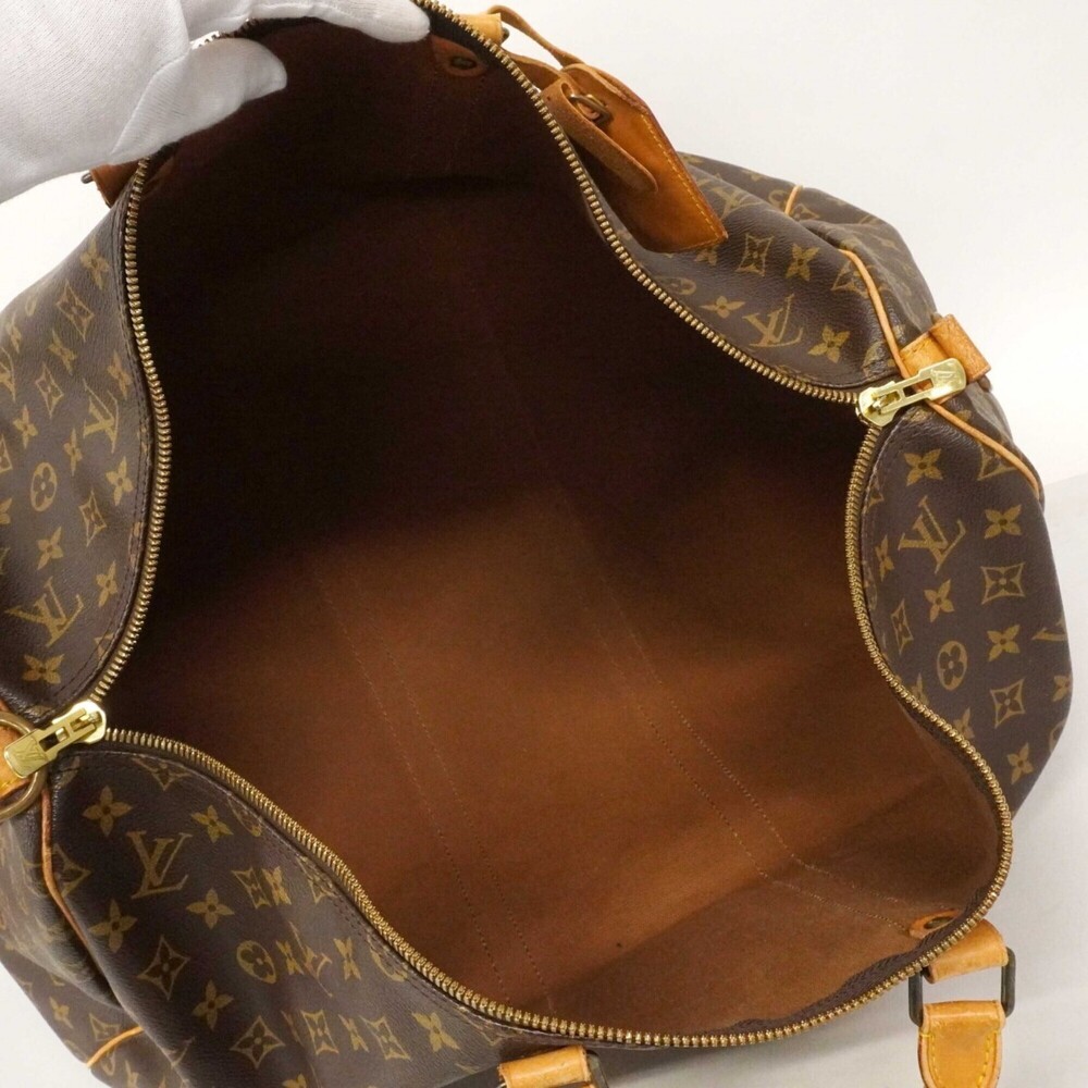LOUIS VUITTON Brown Monogram Boston Bag - Picture 4 of 14